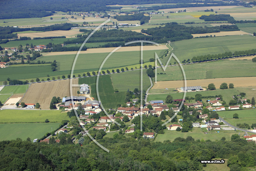 Photo arienne de Saint-Martin-du-Mont (Le Farget)