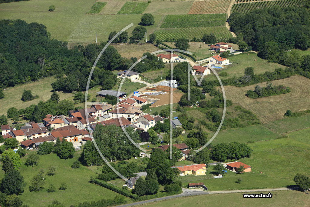 Photo arienne de Saint-Martin-du-Mont (Soblay)