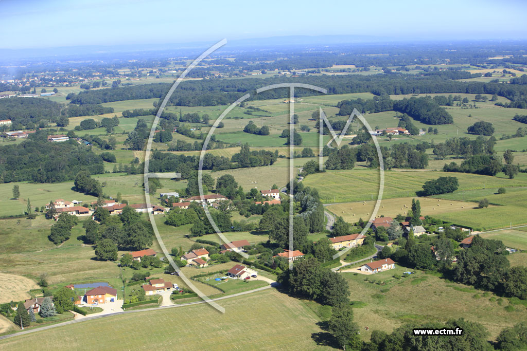 Photo arienne de Marboz (Les Daujats)