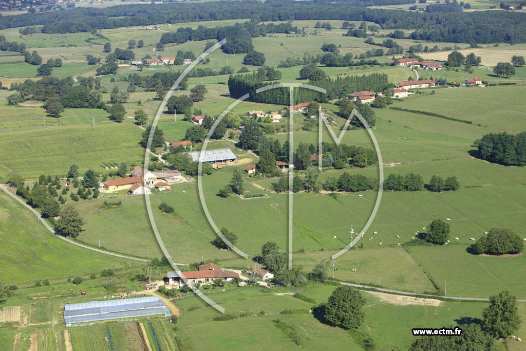 Photo arienne de Marboz (Les Daujats)