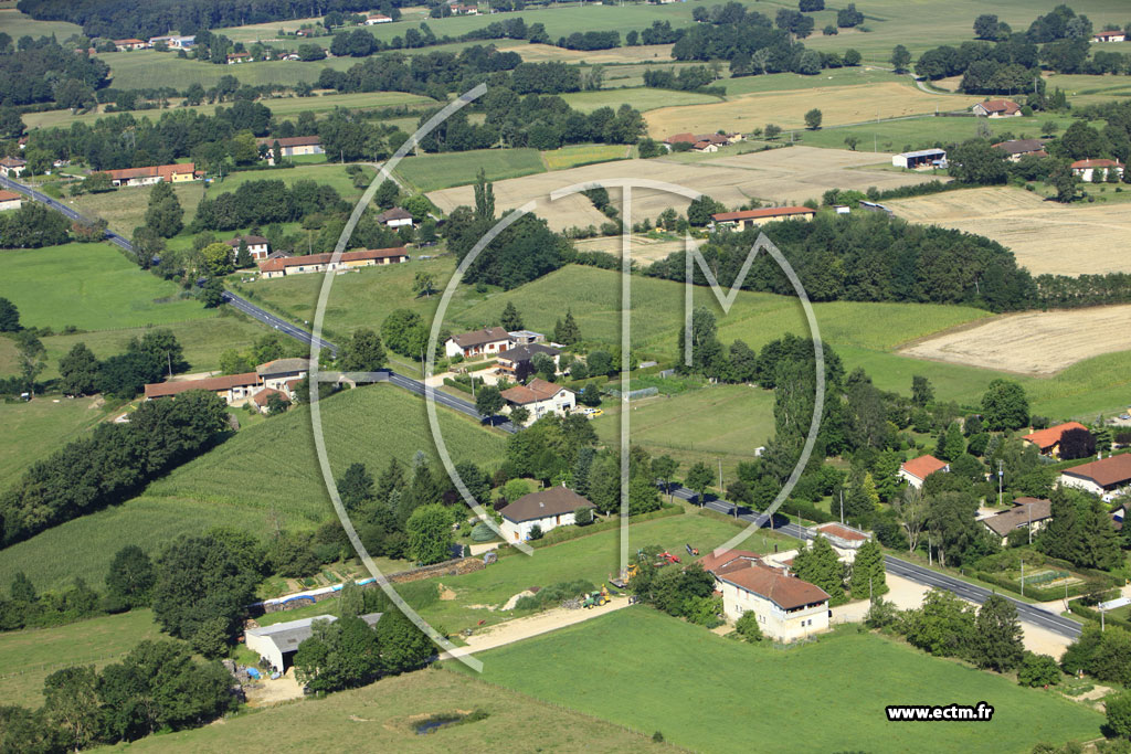 Photo arienne de Marsonnas (Les Rivoires)