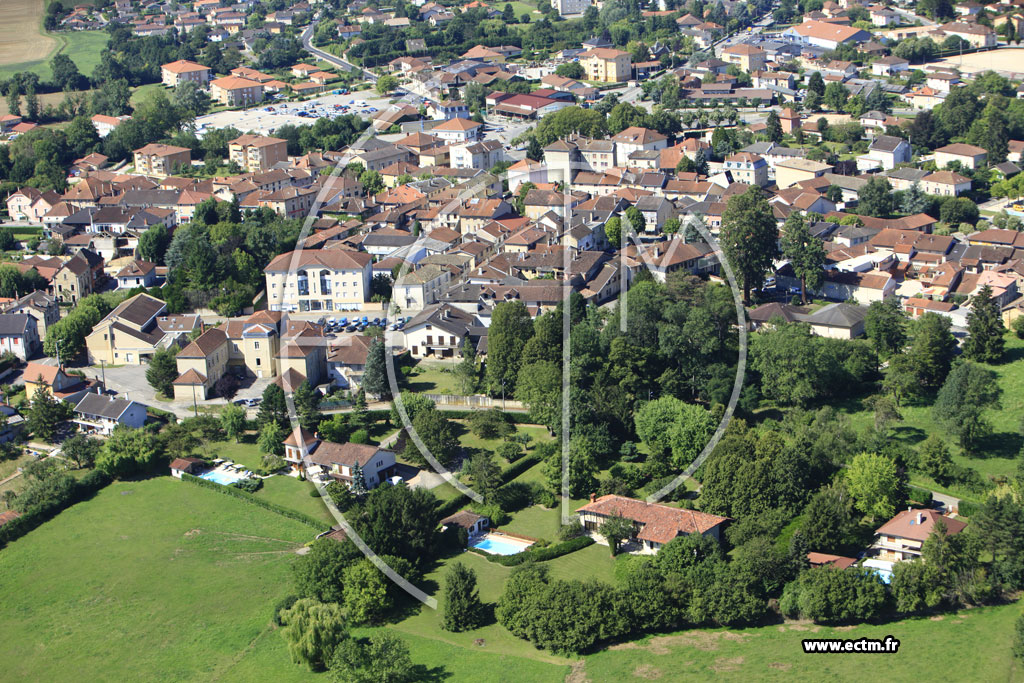 Photo arienne de Montrevel-en-Bresse