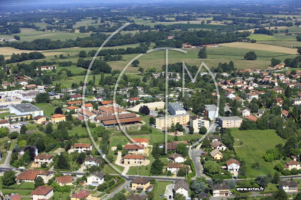 Photo arienne de Montrevel-en-Bresse