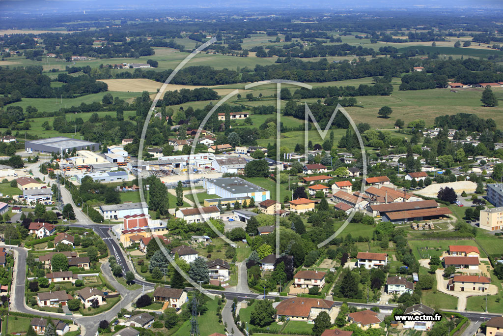Photo arienne de Montrevel-en-Bresse