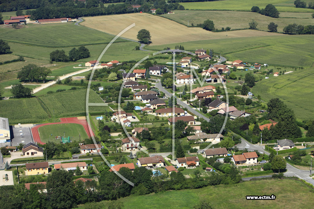 Photo arienne de Montrevel-en-Bresse (Doucet)