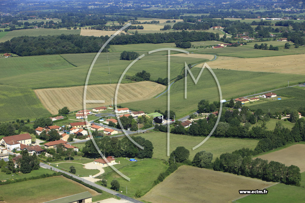 Photo arienne de Saint-Jean-sur-Reyssouze