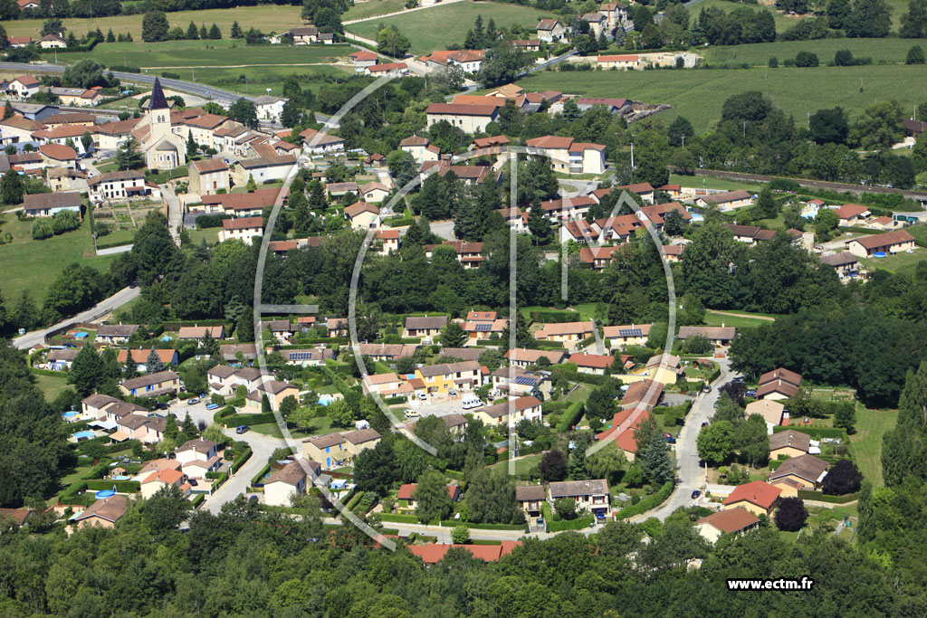 Photo arienne de Saint-Paul-de-Varax