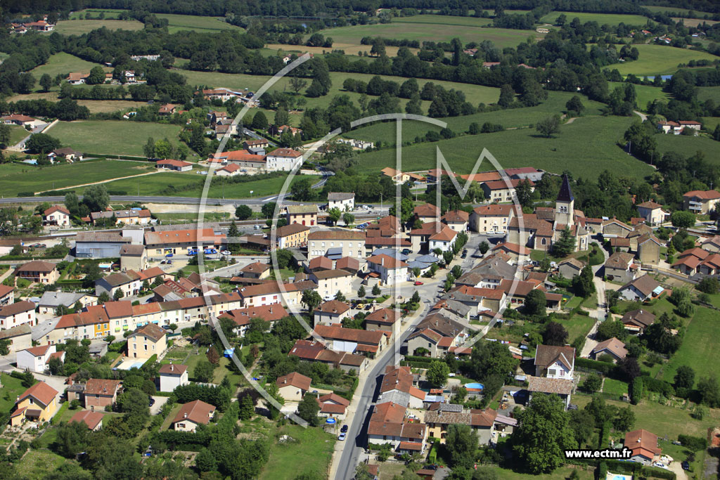 Photo arienne de Saint-Paul-de-Varax