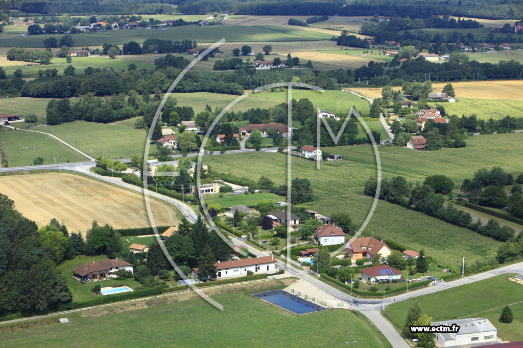 Photo arienne de Saint-tienne-du-Bois