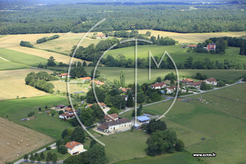 Photo arienne de Saint-tienne-du-Bois