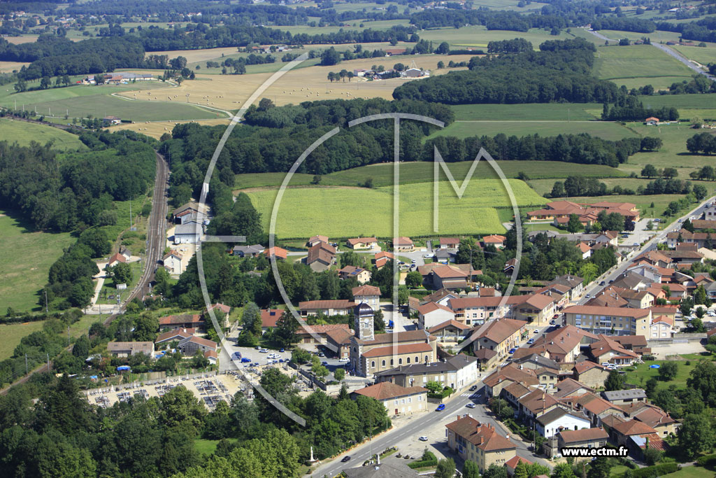 Photo arienne de Saint-tienne-du-Bois