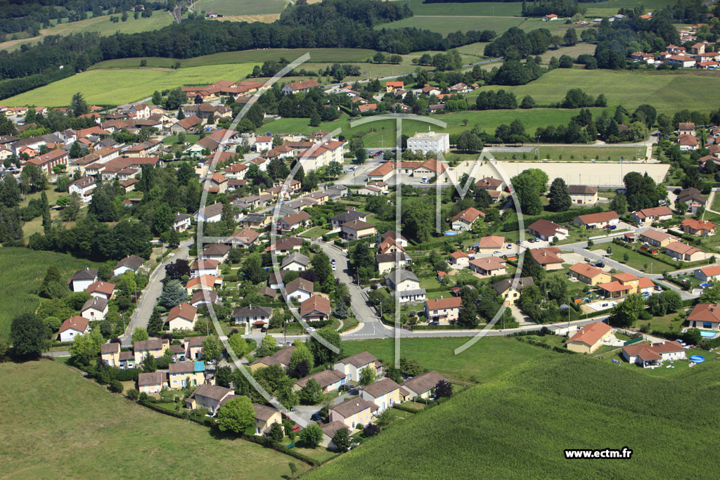 Photo arienne de Saint-tienne-du-Bois