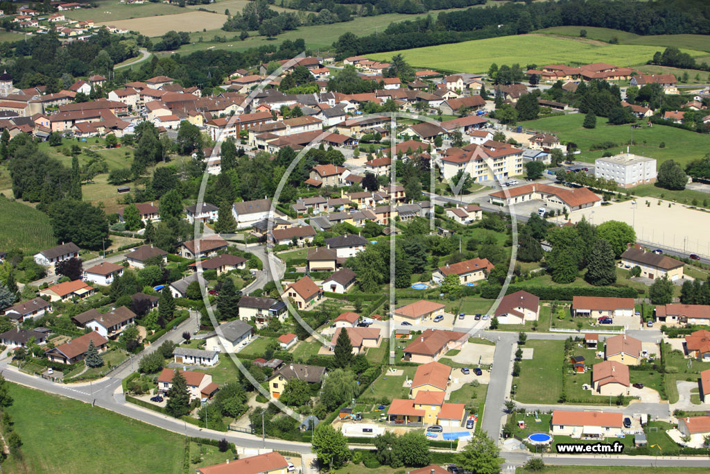 Photo arienne de Saint-tienne-du-Bois