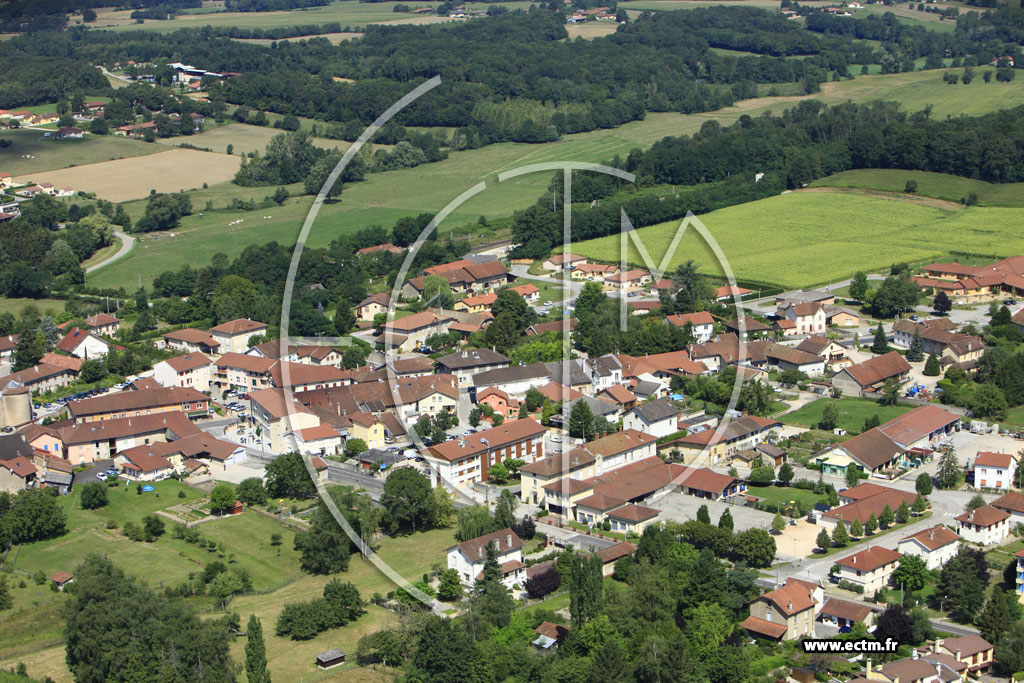 Photo arienne de Saint-tienne-du-Bois