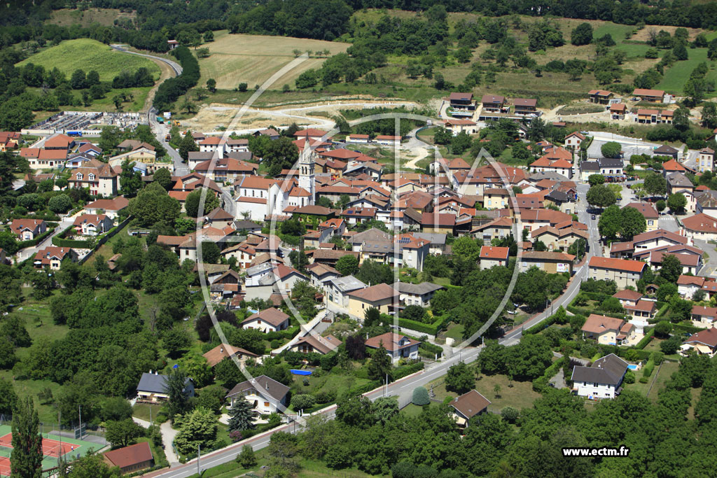 Photo arienne de Saint-Jean-de-Moirans