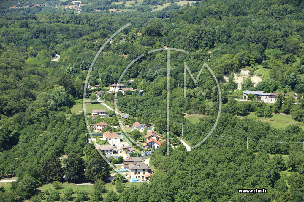 Photo arienne de Tullins (Malatras)