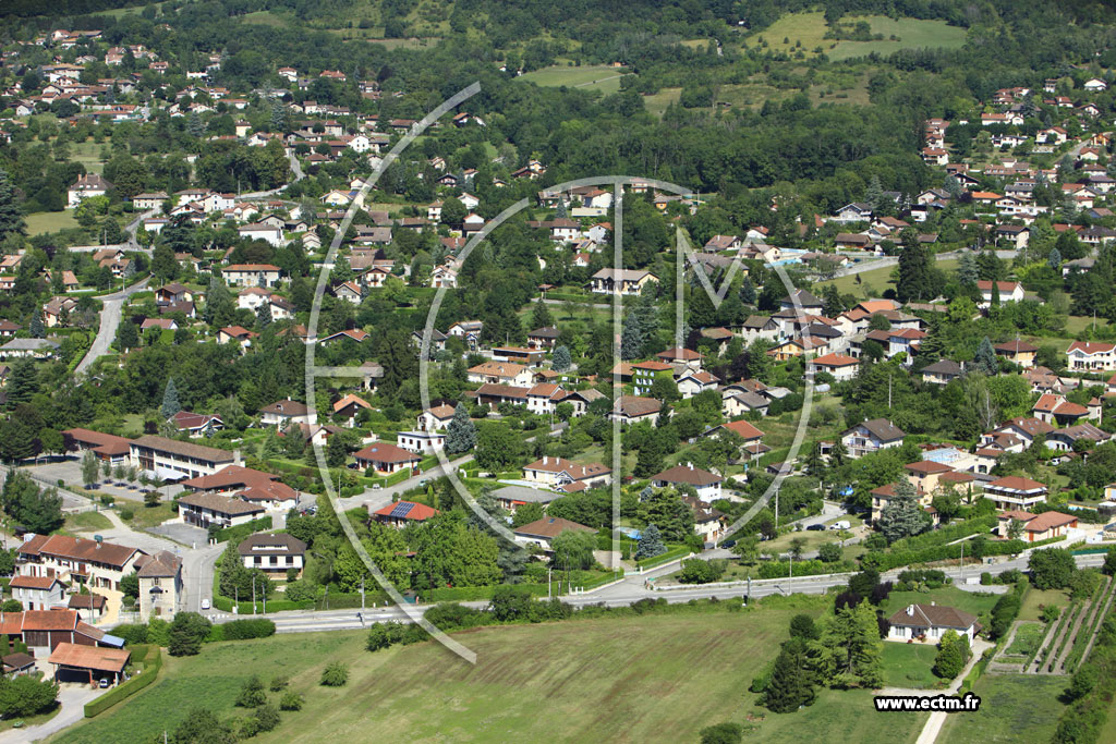 Photo arienne de Saint-Ismier