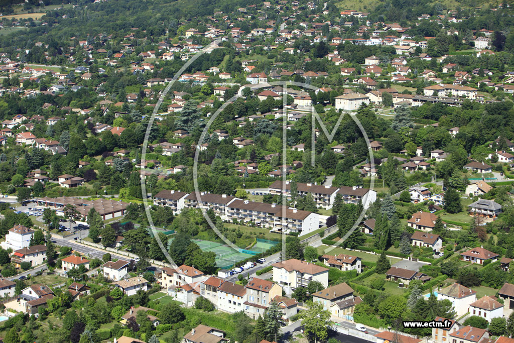 Photo arienne de Saint-Ismier