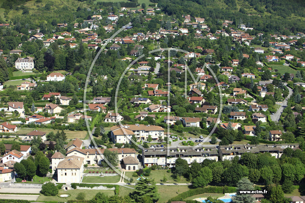 Photo arienne de Saint-Ismier