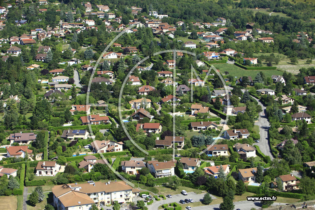 Photo arienne de Saint-Ismier
