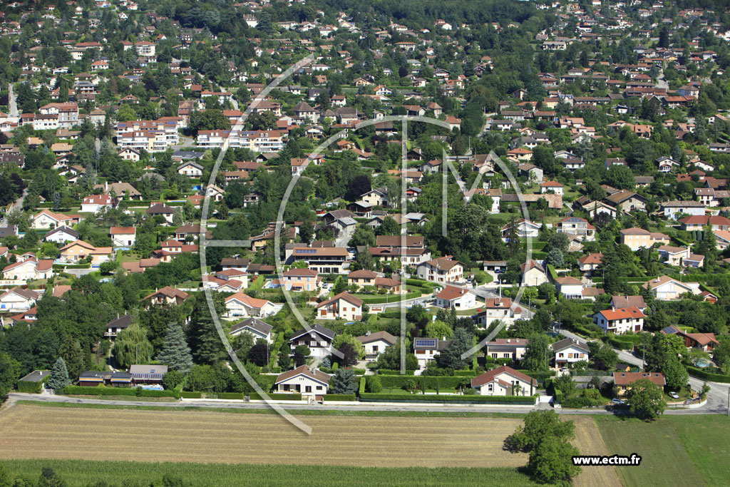 Photo arienne de Saint-Ismier
