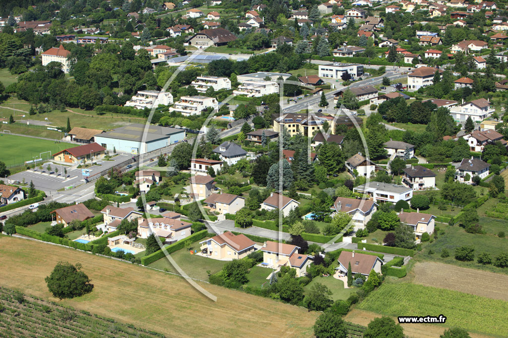 Photo arienne de Saint-Ismier