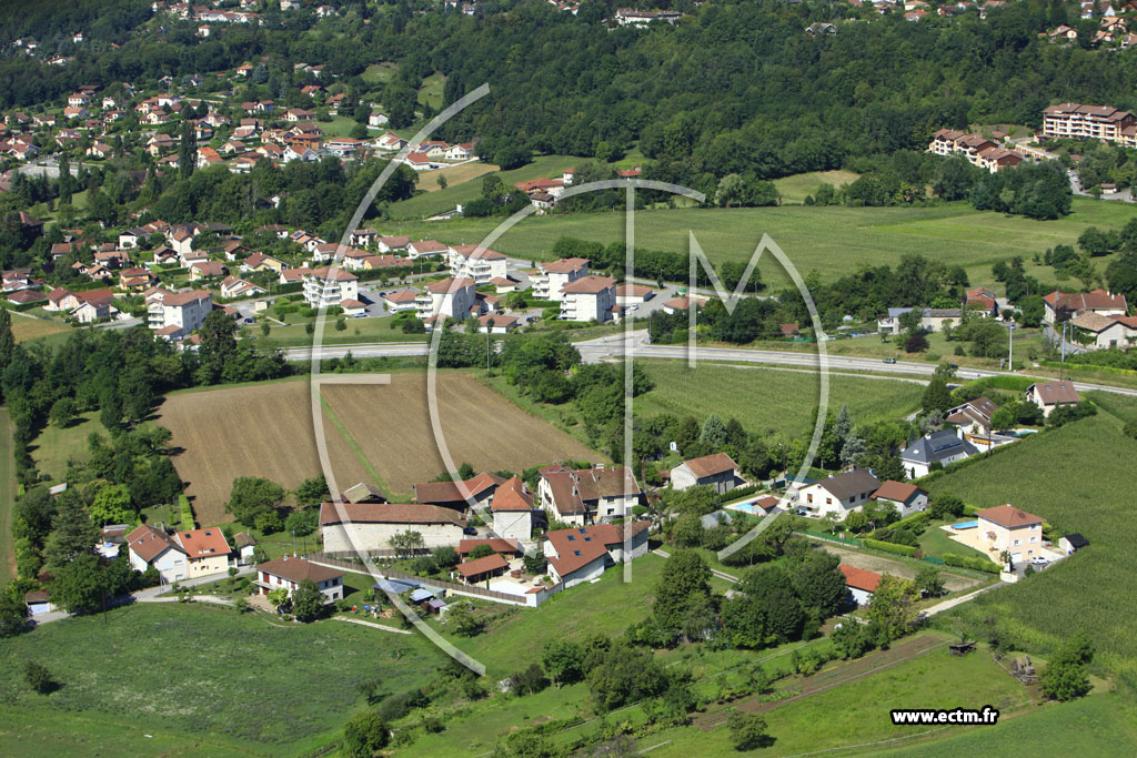 Photo arienne de Saint-Ismier