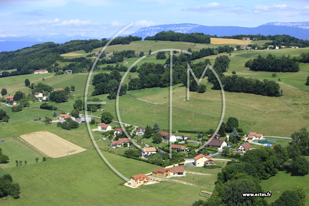 Photo arienne de Montferrat (Le Catin)
