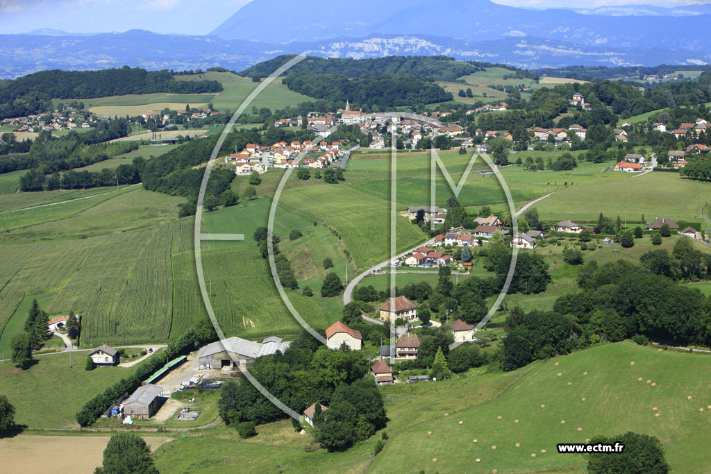 Photo arienne de Montferrat (Velland)