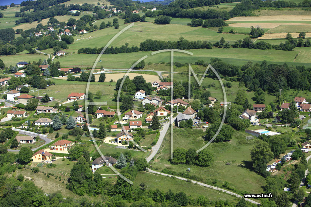 Photo arienne de Montferrat (Verney)