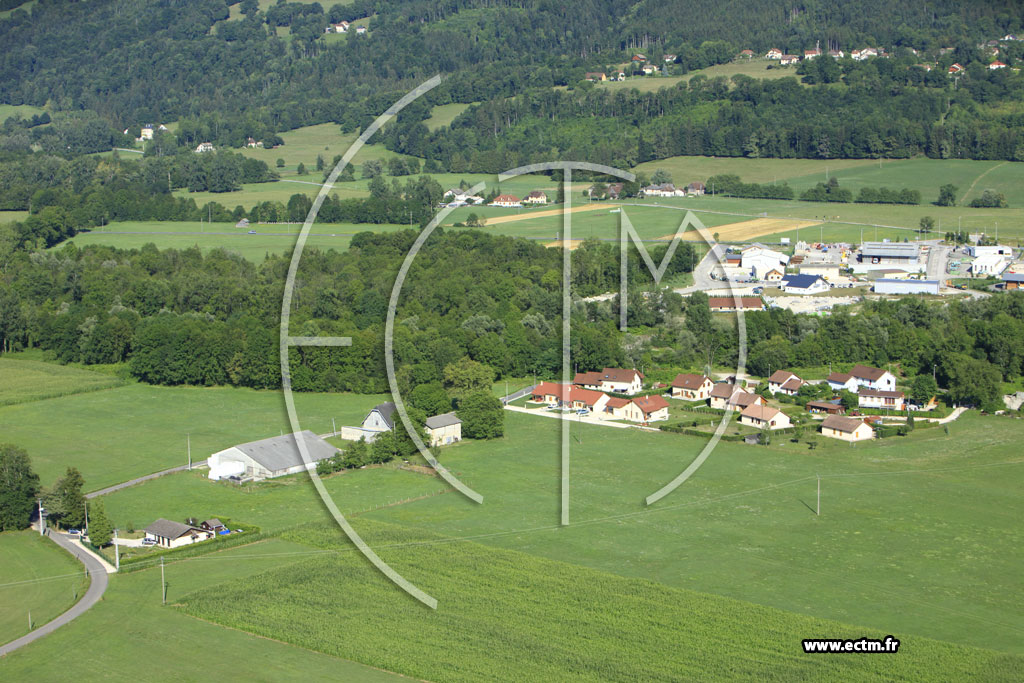 Photo arienne de Saint-Laurent-du-Pont