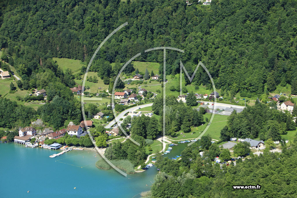 Photo arienne de Aiguebelette-le-Lac