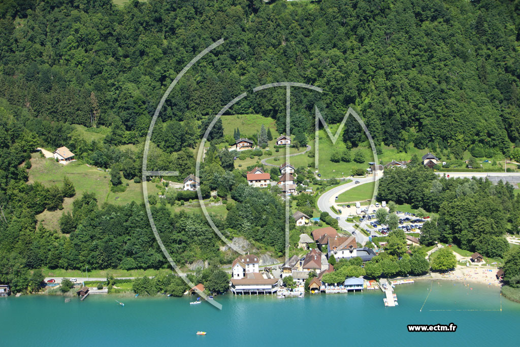 Photo arienne de Aiguebelette-le-Lac