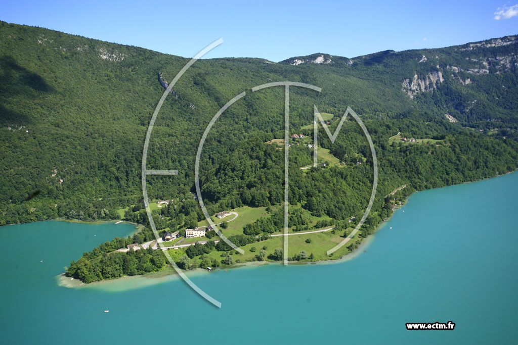 Photo arienne de Aiguebelette-le-Lac (La Combe)