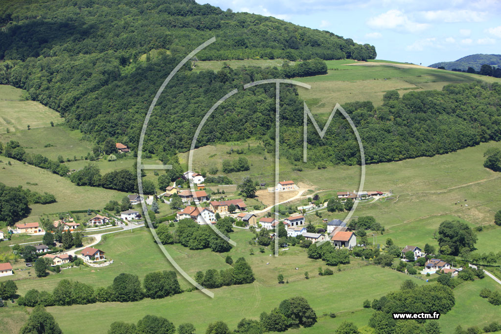 Photo arienne de Chirens (La Guilletire)
