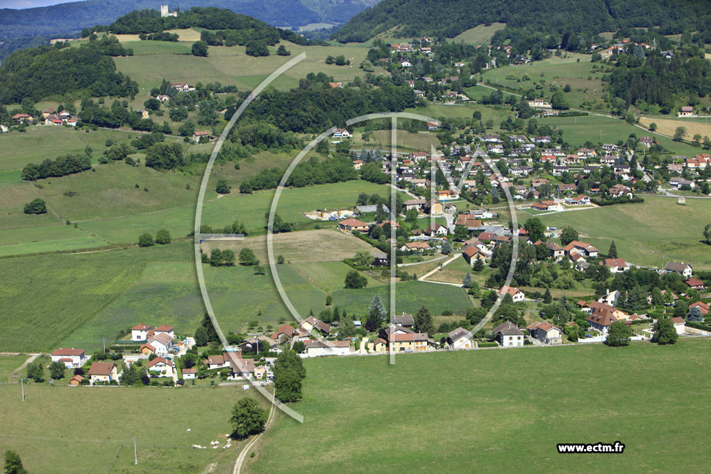 Photo arienne de Chirens (Les Barraux)