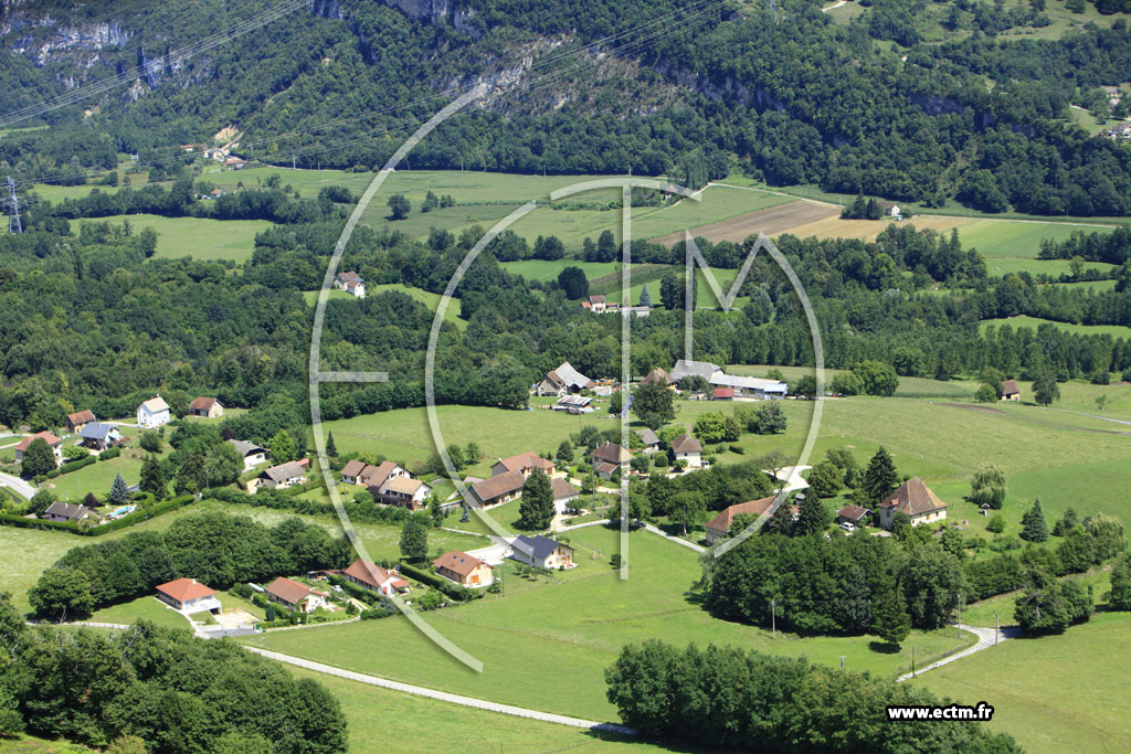 Photo arienne de La Bridoire (Chemin du Bornet)