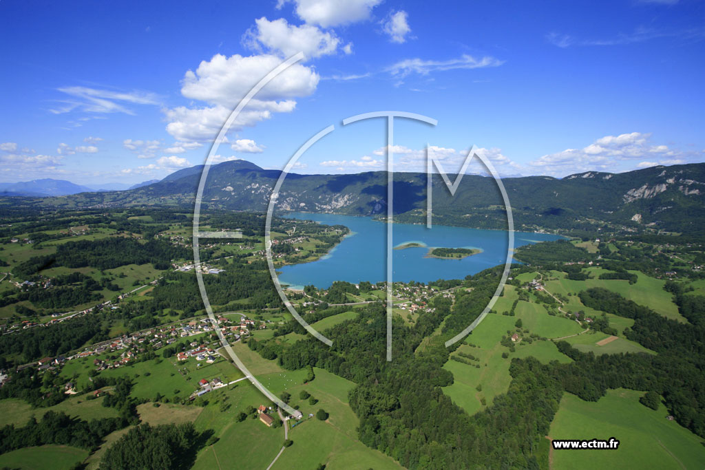 Photo arienne de Lac D'Aiguebelette
