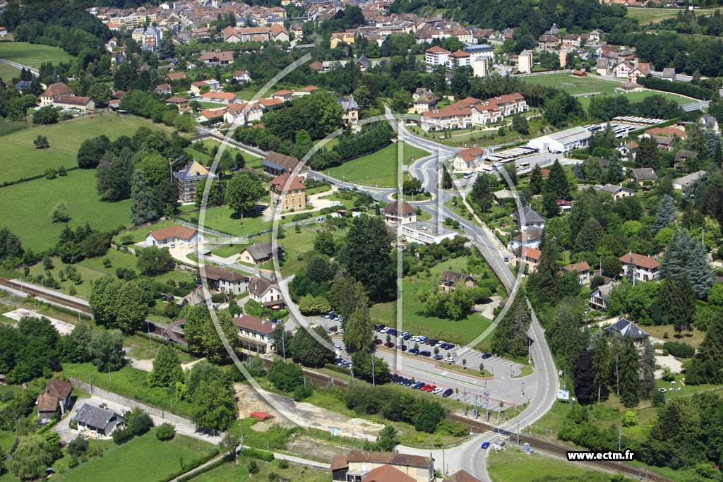 Photo arienne de Le Pont-de-Beauvoisin (Avenue des Trois Saints)