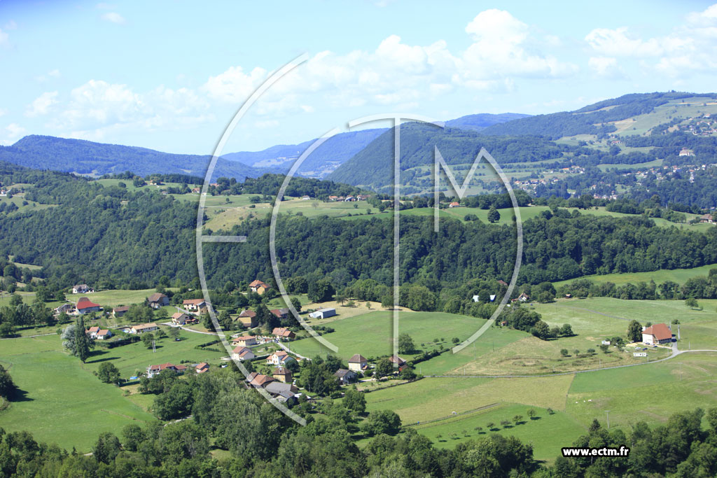 Photo arienne de Merlas (Picaudire)