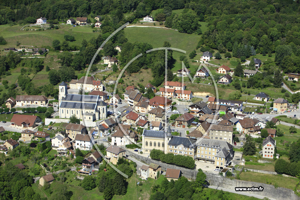 Photo arienne de Miribel-les-Echelles