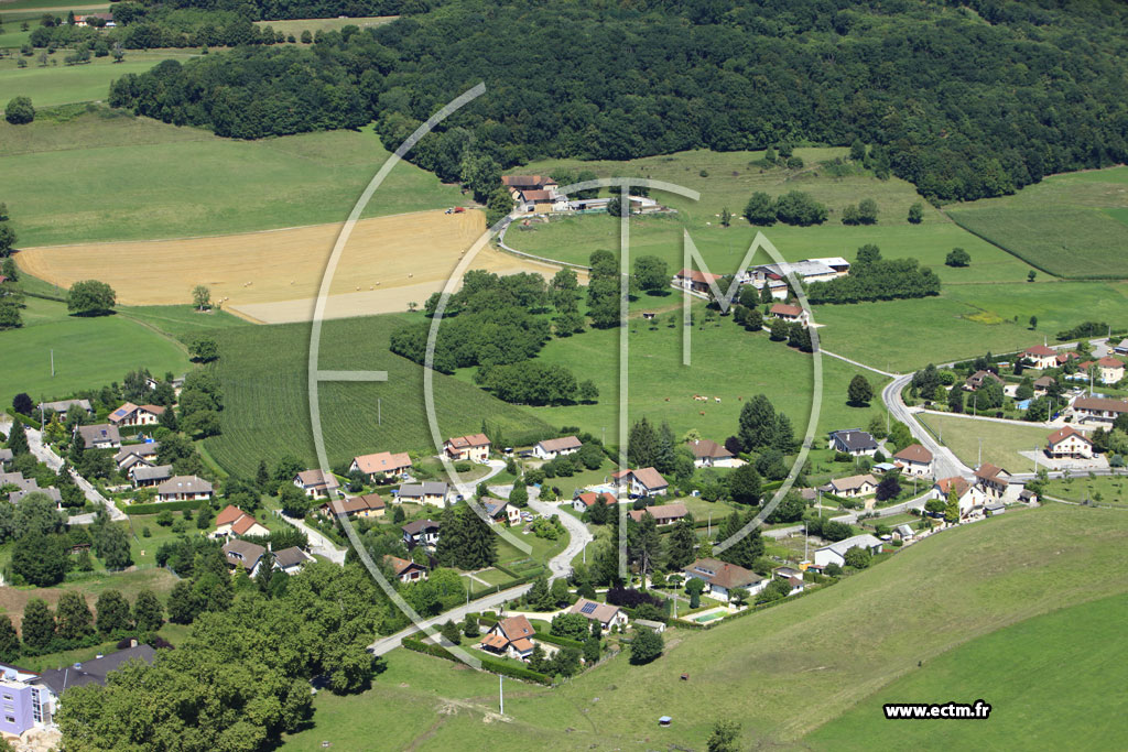 Photo arienne de Saint-Geoire-en-Valdaine