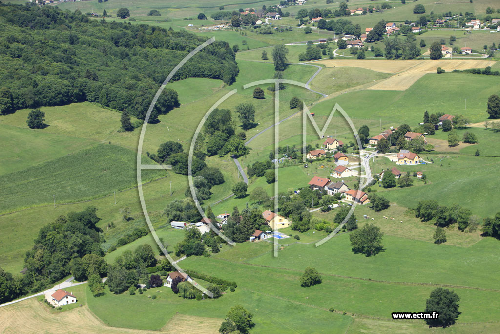 Photo arienne de Saint-Geoire-en-Valdaine (Les Hpitaux)