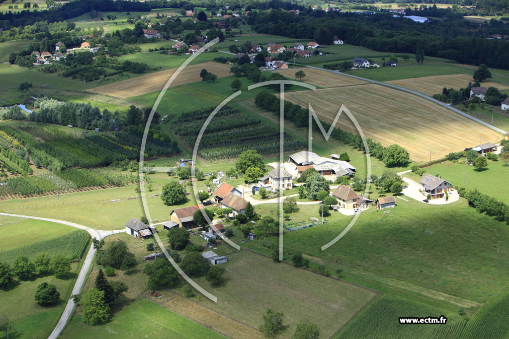 Photo arienne de Saint-Martin-de-Vaulserre (La Roussire)