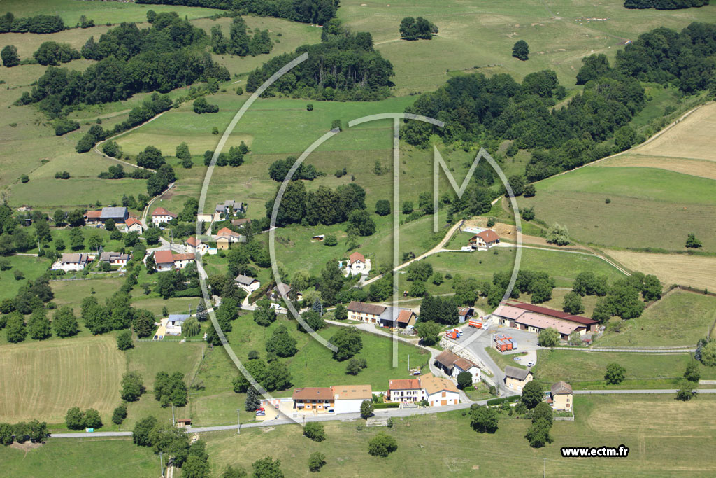 Photo arienne de Saint-Sulpice-des-Rivoires (Le Mollard)