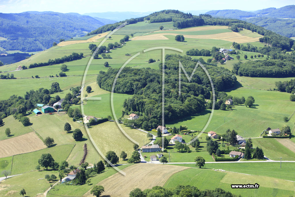 Photo arienne de Saint-Sulpice-des-Rivoires (Les Fayeux)