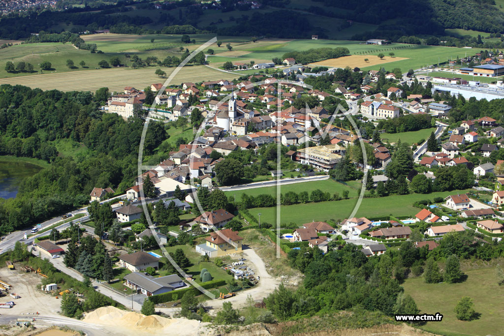 Photo arienne de Saint-tienne-de-Crossey