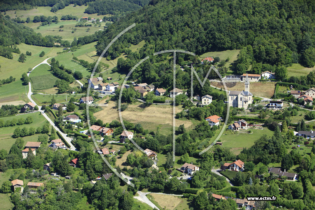 Photo arienne de Saint-tienne-de-Crossey (Tolvon)