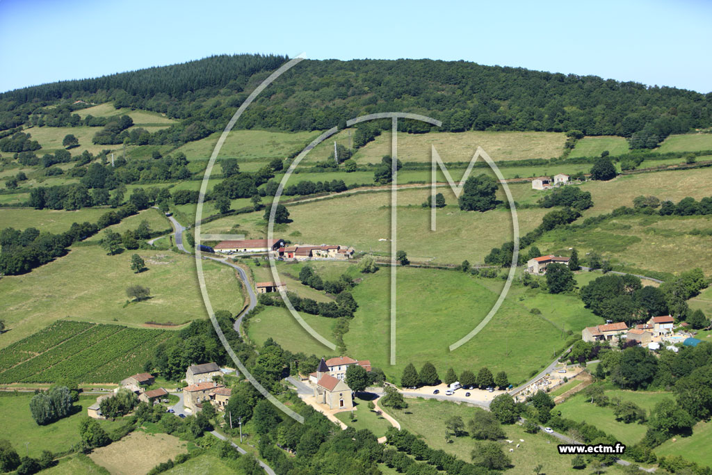 Photo arienne de Berz-le-Chtel (Chteau)