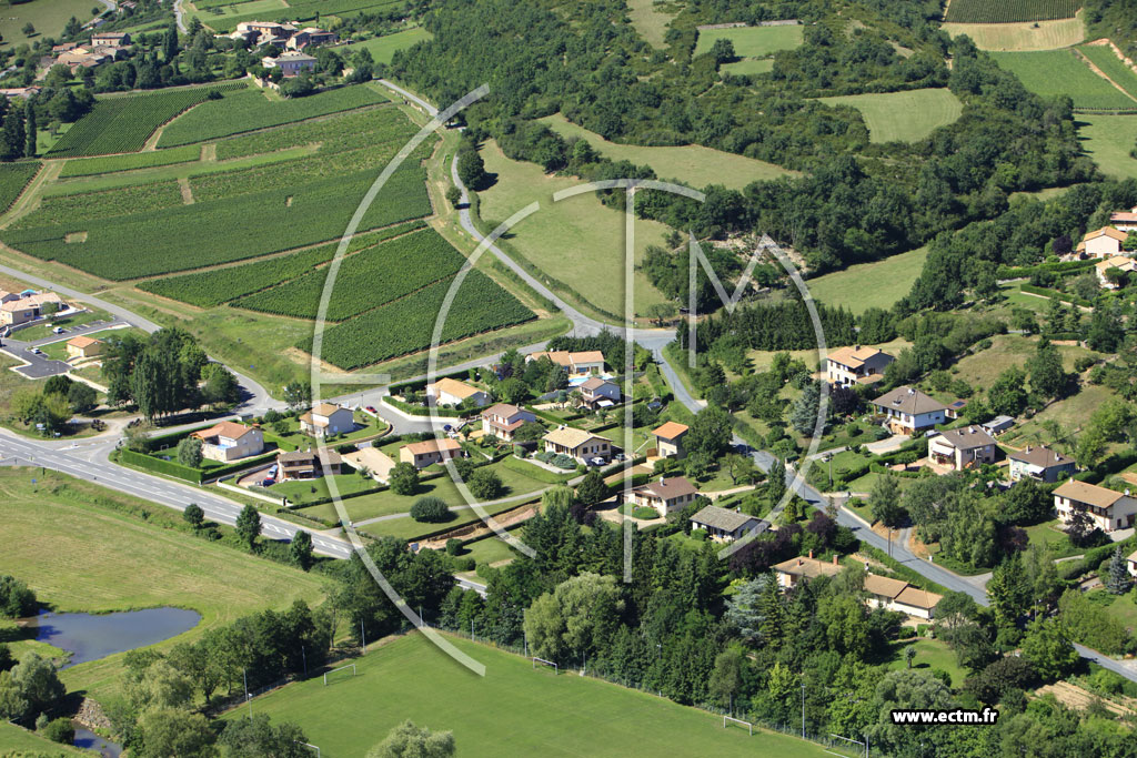 Photo arienne de Berz-la-Ville